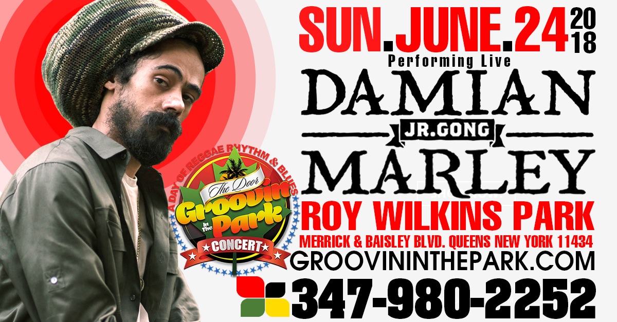 DAMIAN MARLEY FOR GROOVIN’ IN THE PARK