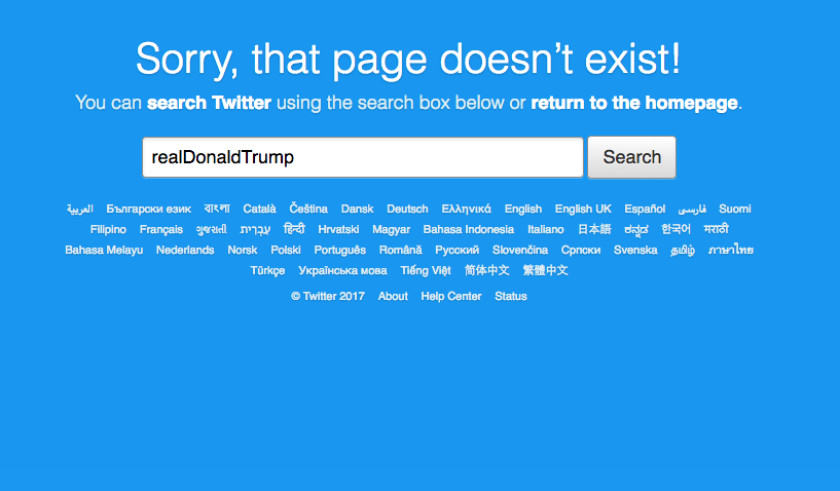 Trump’s Tweeting Day’s are Over