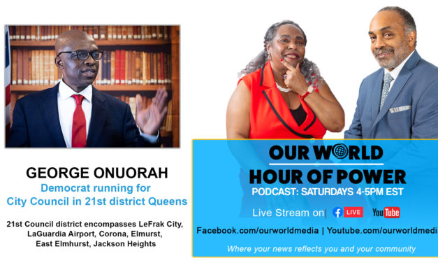 GEORGE ONUORAH – Democrat running for City Council in 21st district Queens
