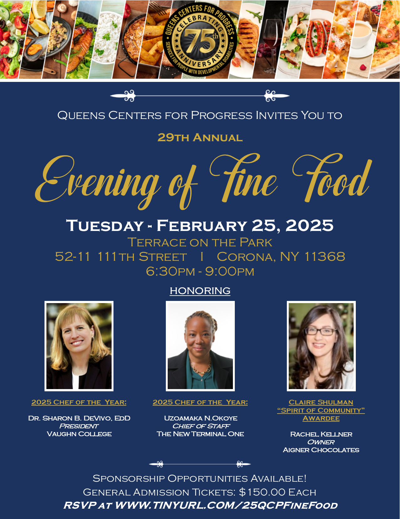 29th ANNUAL EVENING OF FINE FOOD